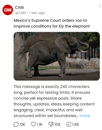 Heddline social media posts